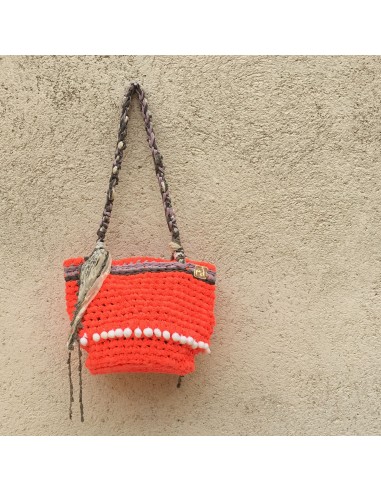 Panier "Diana" • Collection Les fonds sans fin • Eä Créations • Fait main au crochet • Femme • fluo