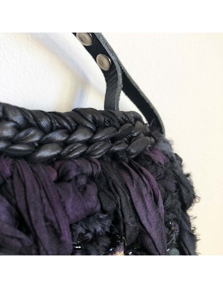 Sac "Claudia" • Collection Glamour • Eä Créations • Bandoulière sac de soirée toute saison femme crochet chic et élégant