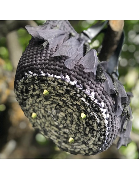 Sac "Mina" • Collection Glamour • Eä Créations •  Sac à main toutes saisons femme crochet élégant et original