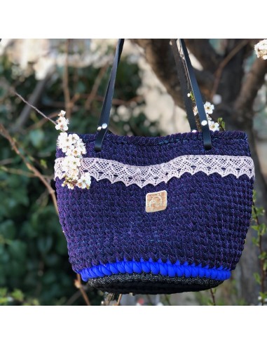 Panier "Siena" • Collection Bridgerton • Eä Créations •  crochet anse cuir femmes élégant fait main