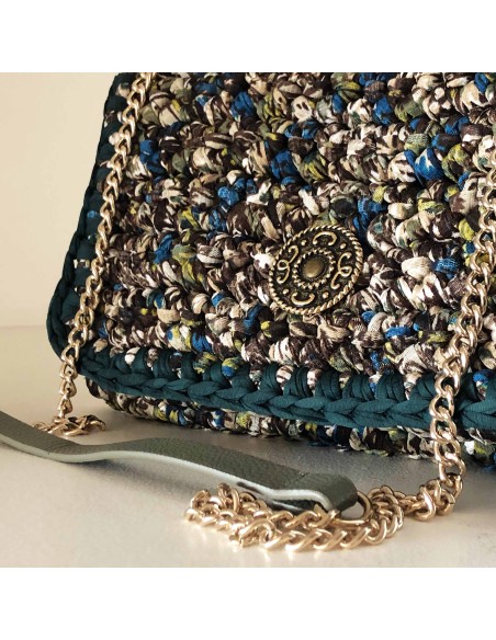 Sac "Morrigan" • Collection Glamour • Eä Créations • Pochette toutes saisons femmes crochet élégant fait main