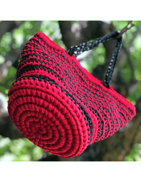 Sac "Zéphyria" • Collection Natura • Eä Créations • Panier crochet anse résine femmes élégant fait main