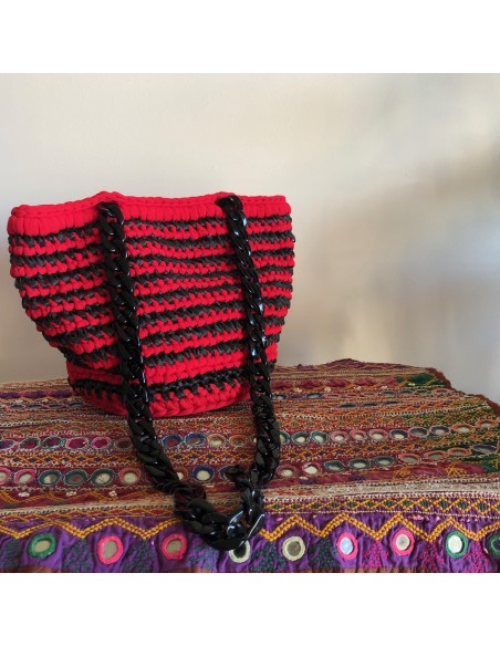 Sac "Zéphyria" • Collection Natura • Eä Créations • Panier crochet anse résine femmes élégant fait main