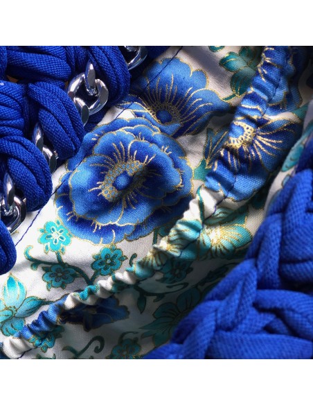 Sac "Danburry" • Collection Bridgerton • Eä Créations • Pochette crochet anse grosses mailles femmes élégant fait main