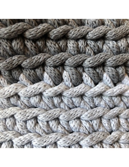 Sac "Ellana" • Collection Les fonds sans fin • Eä Créations • Sac panier crochet anse cuir femmes wax fait main